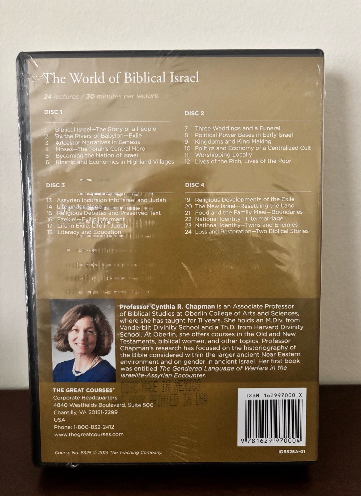 The Great Courses (5) Bible, Israel, Science, New Test & Apocalypse – DVDs & CDs