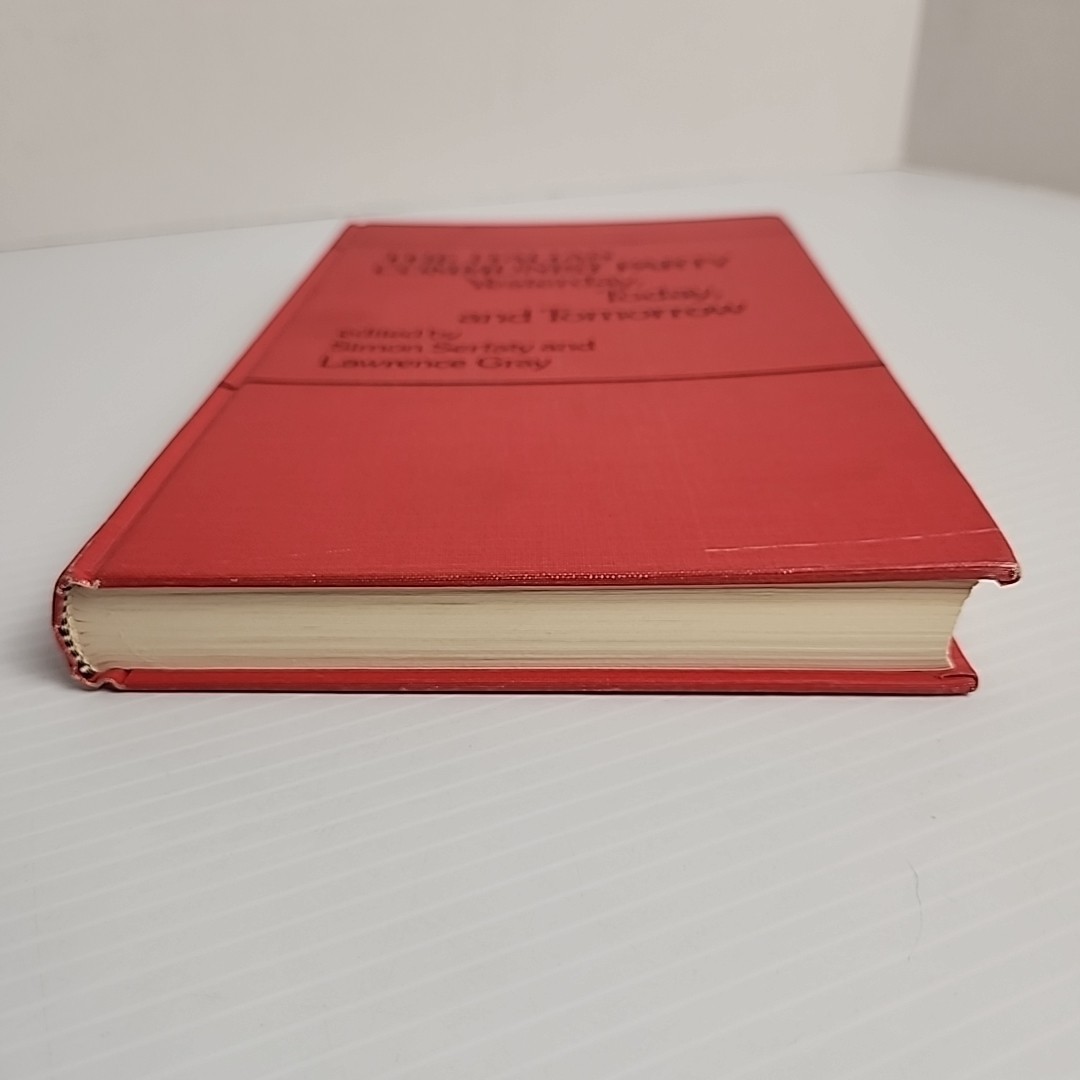 The Italian Communist Party: Yesterday, Today, & Tomorrow Serfaty Hardcover 1980
