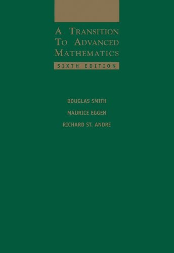 A Transition to Advanced Mathematics