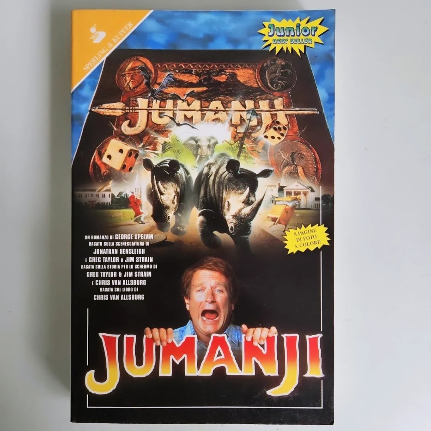 Jumanji – George Spelvin – Sperling Kupfer – Best Seller – 1996 – TRACCIATA!!