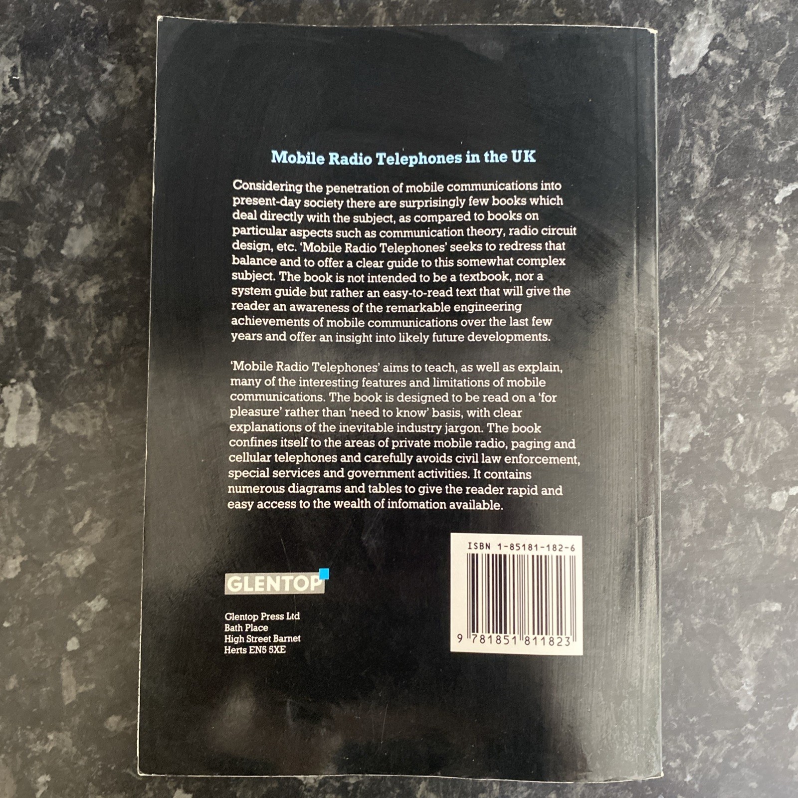 Mobile Radio Telephones in the U.K. By R.C.V. Macario
