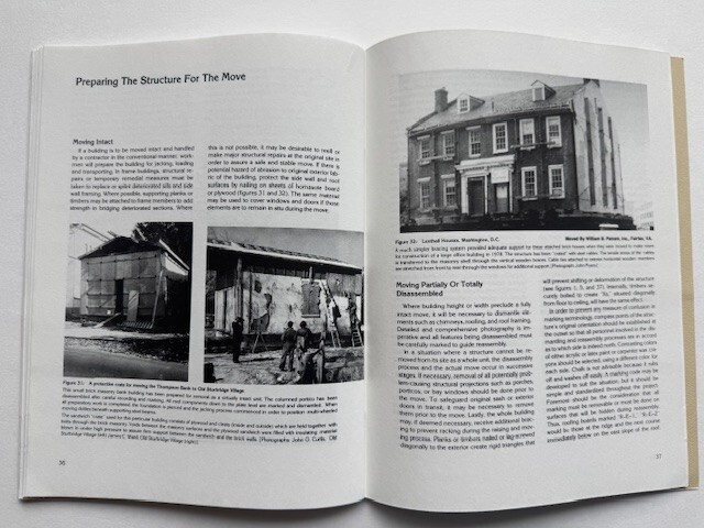 Moving Historic Buildings by John Obed Curtis 50-pages 1979