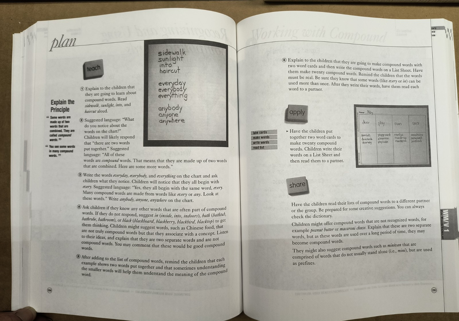 New Fountas & Pinnell Word Study Lessons Grade 3 Teachers Guides ELA