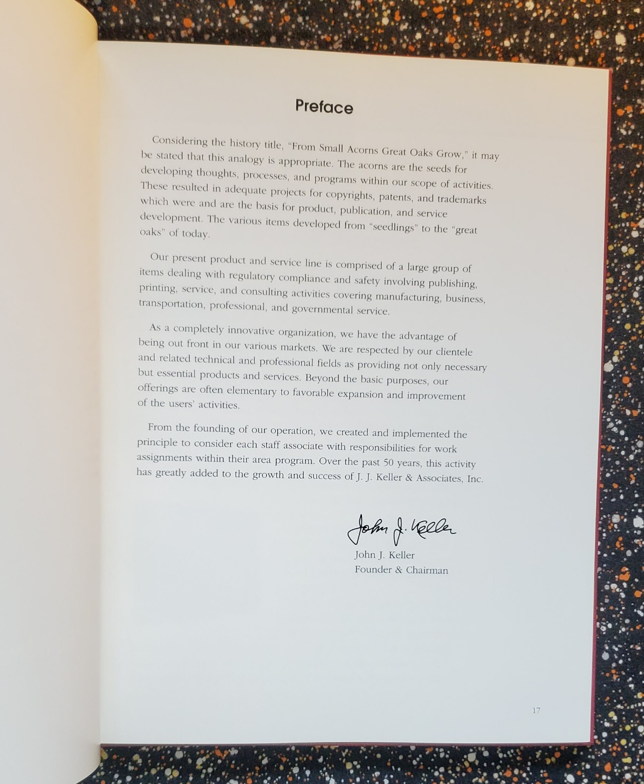 The Story of J J Keller & Associates Inc Publishing & Services Signed 50th Anniv
