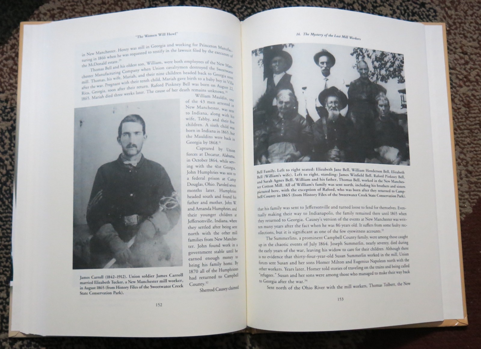 “The Women Will Howl”: The Union Army Capture of Roswell – Signed HB