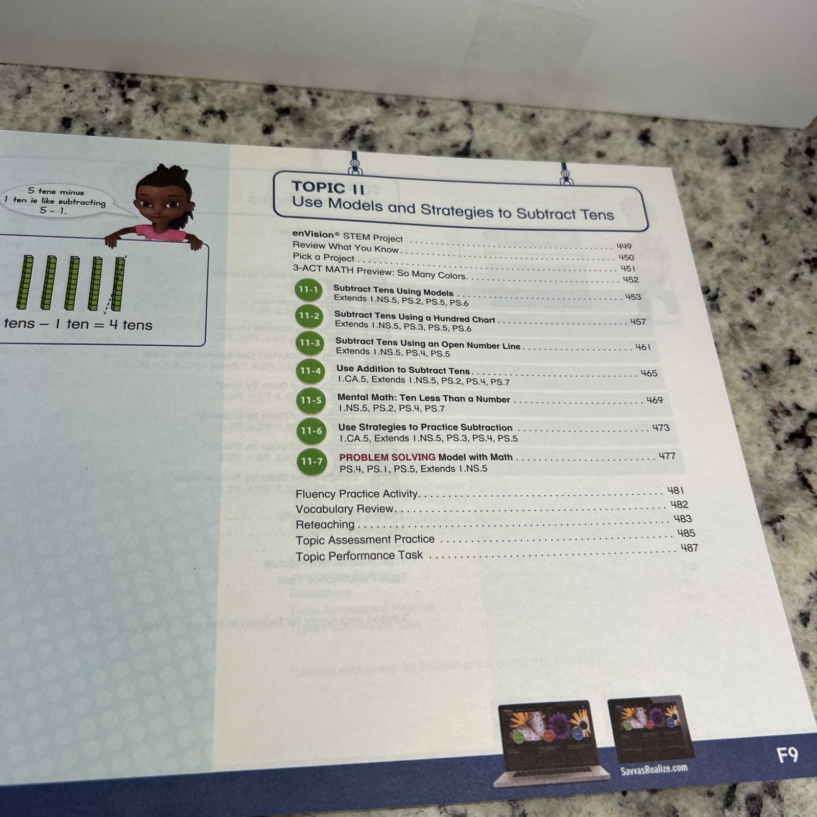 Envision Mathematics Indiana Grade 1 Volume 2 (2023) Savvas Learning Company