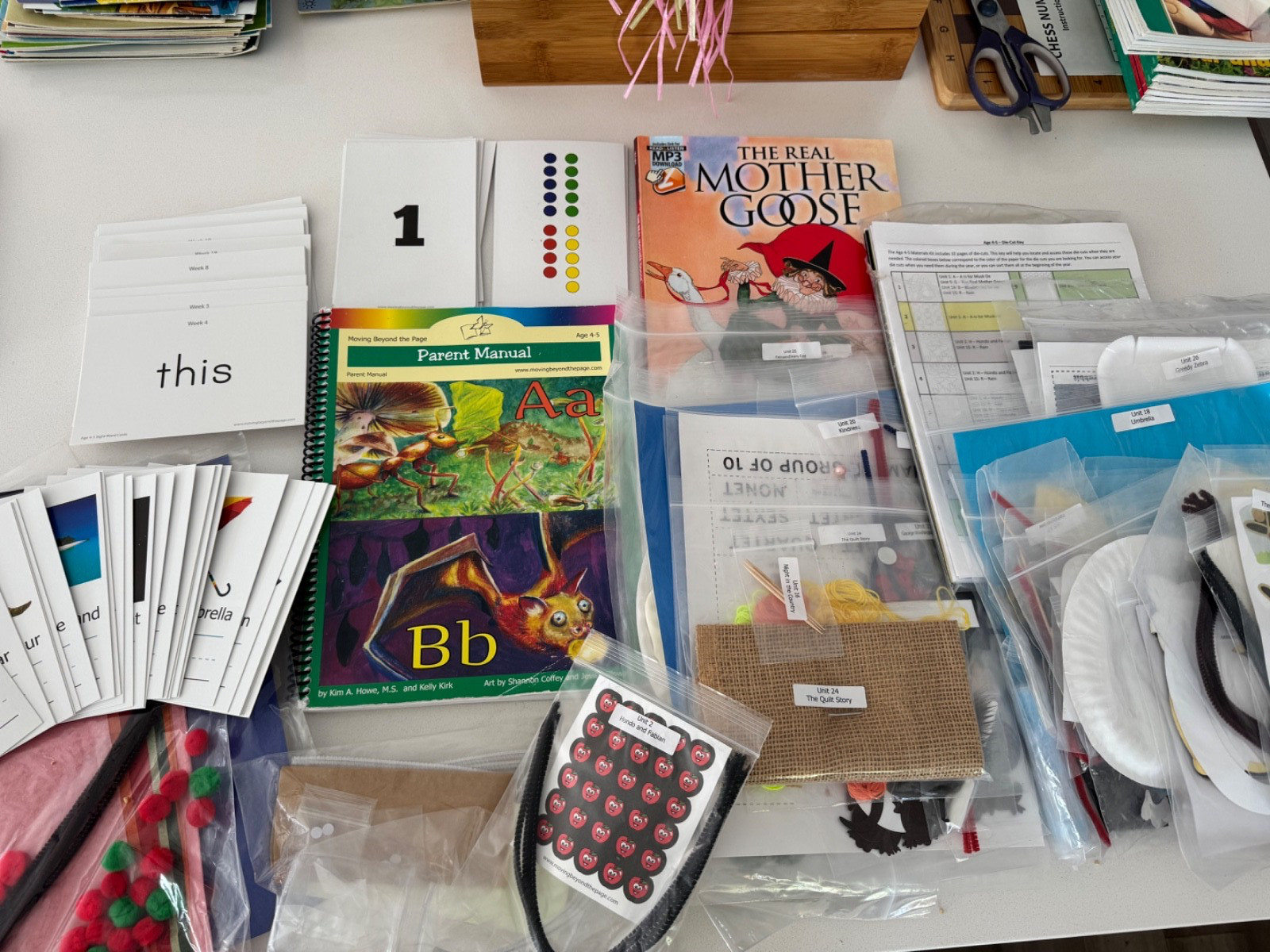 Moving Beyond The Page- Ages 4-5 Parent Manual + Materials Kit (26/30)