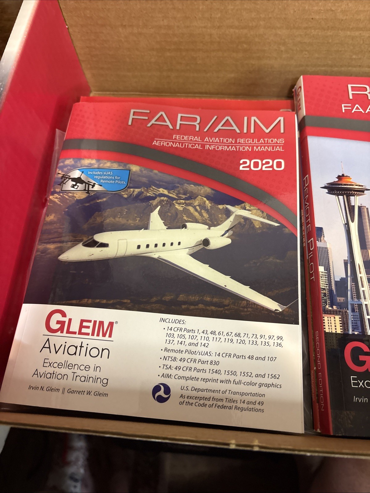 2020 Gleim Aviation Remote Pilot Training Kit EXCELLENCE IN TRAINING USED BOOKS