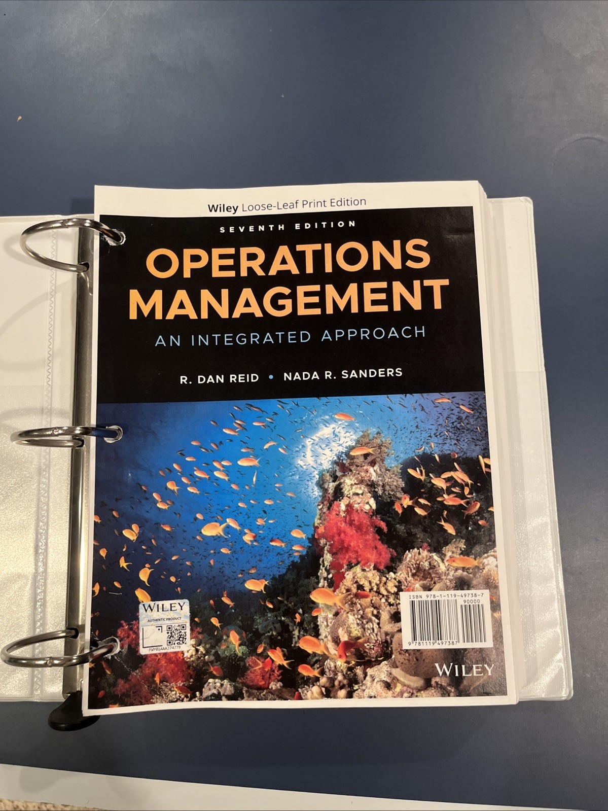 Operations Management : An Integrated Approach by Nada R. Sanders and R. Dan…