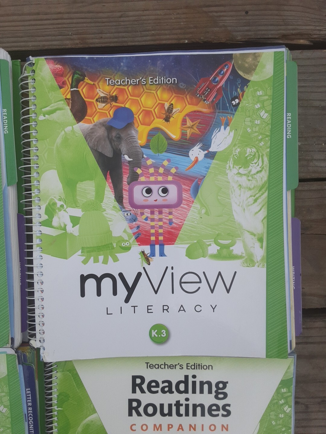 SAVVAS My View Literacy Gr K-Set of 5 Teacher’s Ed K.1,K.2,K.3, K.4, K.5 & more.