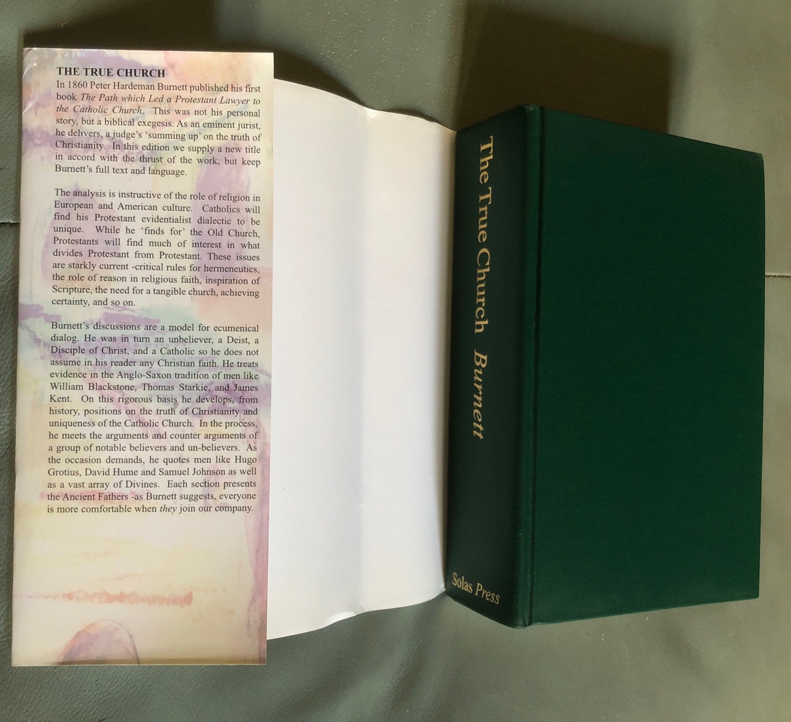 The True Church: The Path Which Led a Pro..by Peter H. Burnett (2004, Hardcover)