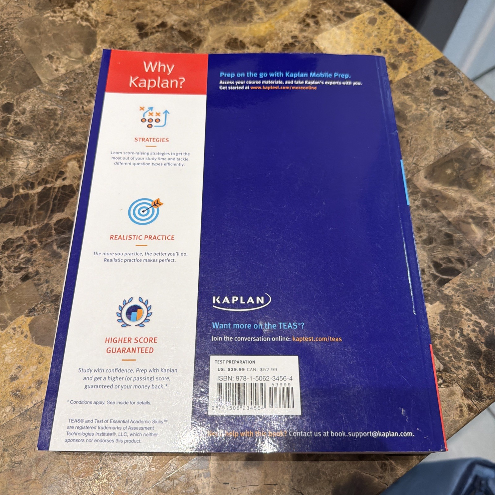 Kaplan Test Prep Ser.: ATI TEAS Prep Plus : 2 Practice Tests + Proven Strategies