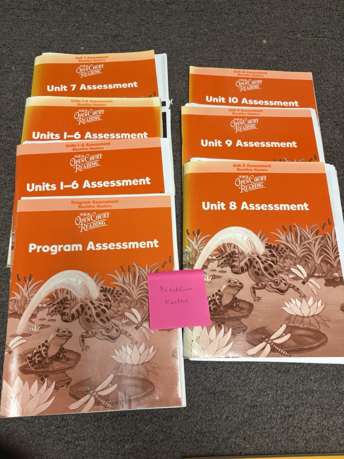 SRA Open Court Reading Level 1 Teacher Lot Masters, Annotated, Transparencies