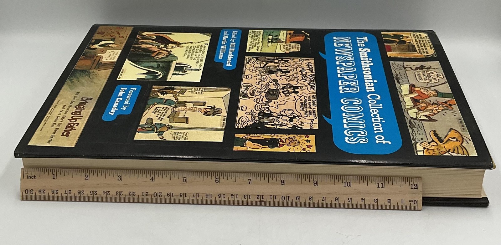 Vintage Smithsonian Collection Of Newspaper Comics Blackbeard HC Black 1977 USA