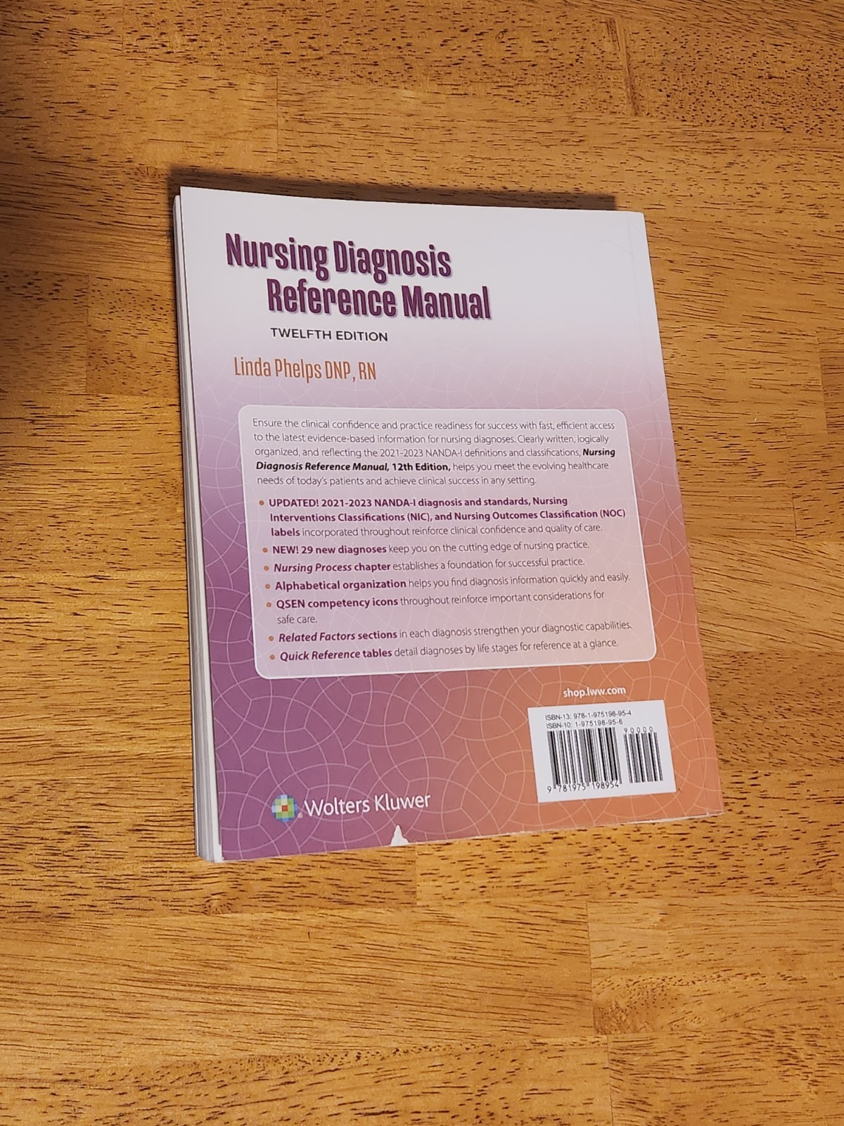 Nursing Diagnosis Reference Manual 12th Edition Linda Phelps Unscratched Code