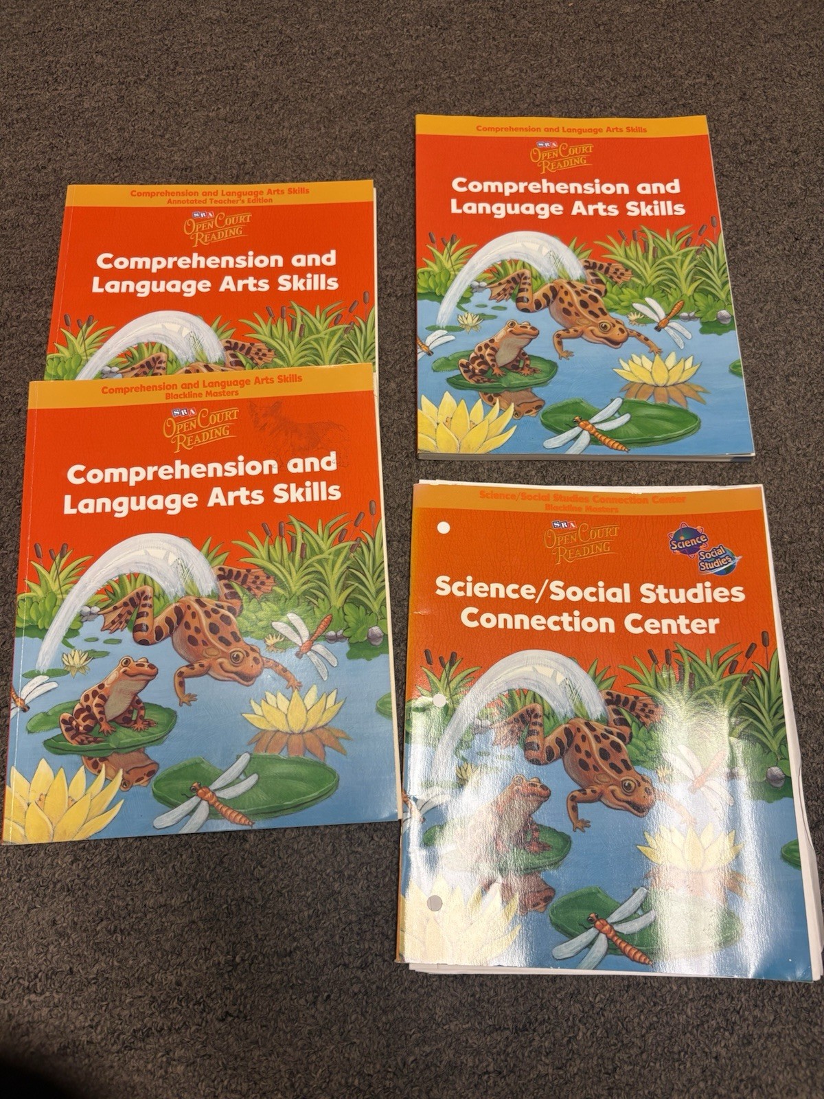 SRA Open Court Reading Level 1 Teacher Lot Masters, Annotated, Transparencies