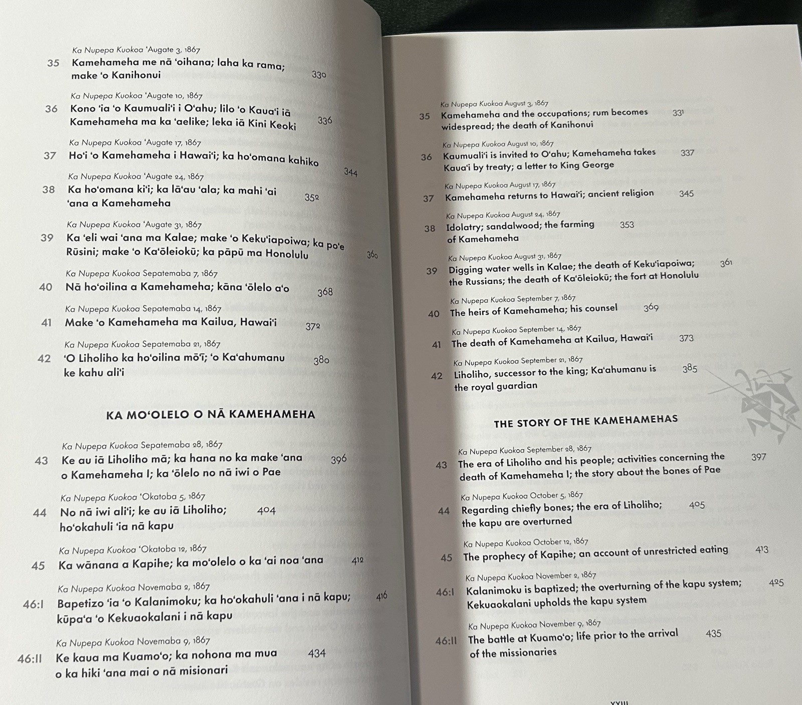 KE KUMU AUPUNI Hawaiian Nationhood S KAMAKAU HC 2023 Kamehameha Bilingual