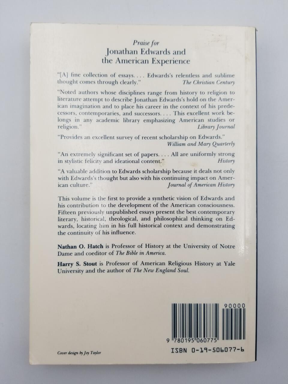 Jonathan Edwards and the American Experience
