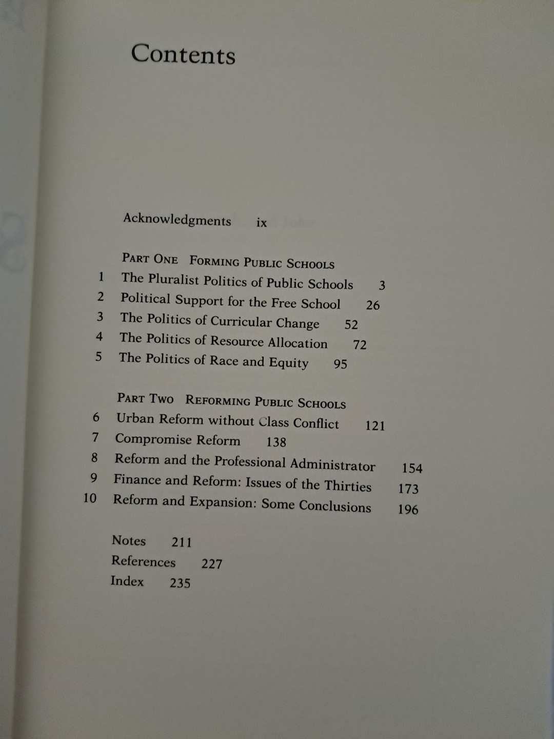 The Politics of School Reform 1870-1940 by Paul E. Peterson
