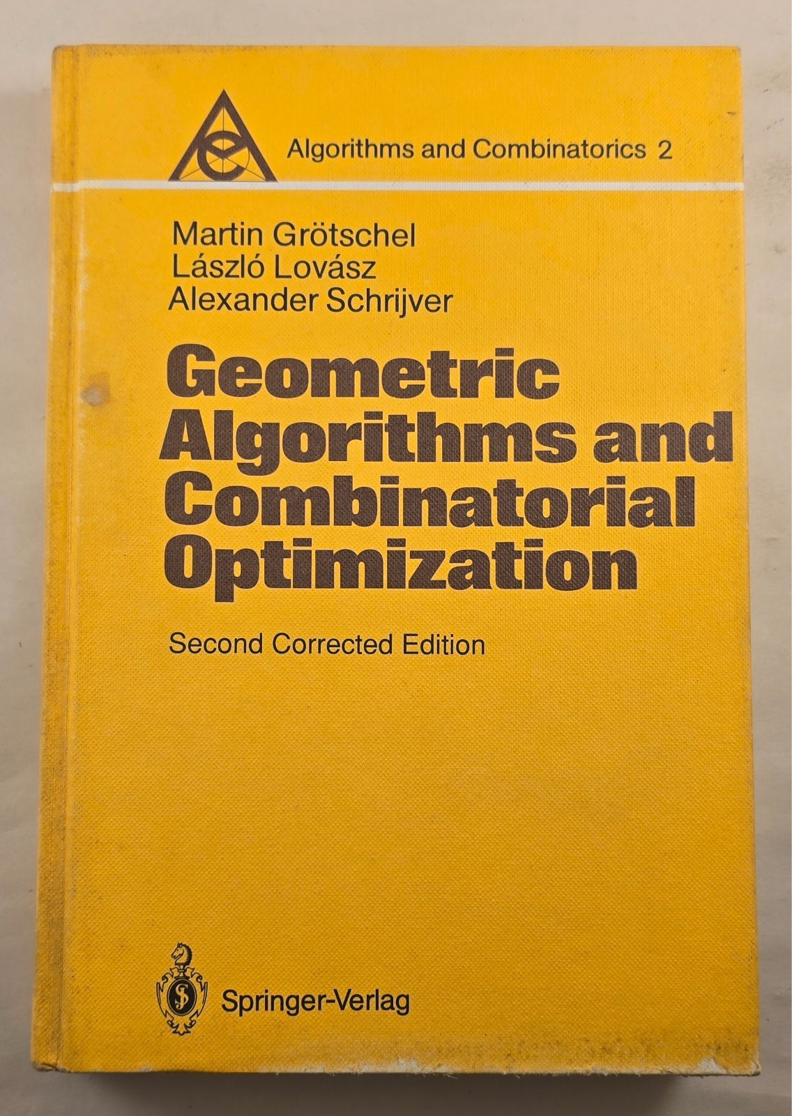 Geometric Algorithms & Combinatorial Optimization. 2nd Corrected Edition.