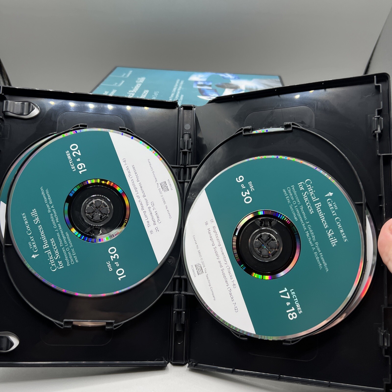 Great Courses Critical Business Skills, Guidebook, 3 Lecture Books, 4 DVD’s