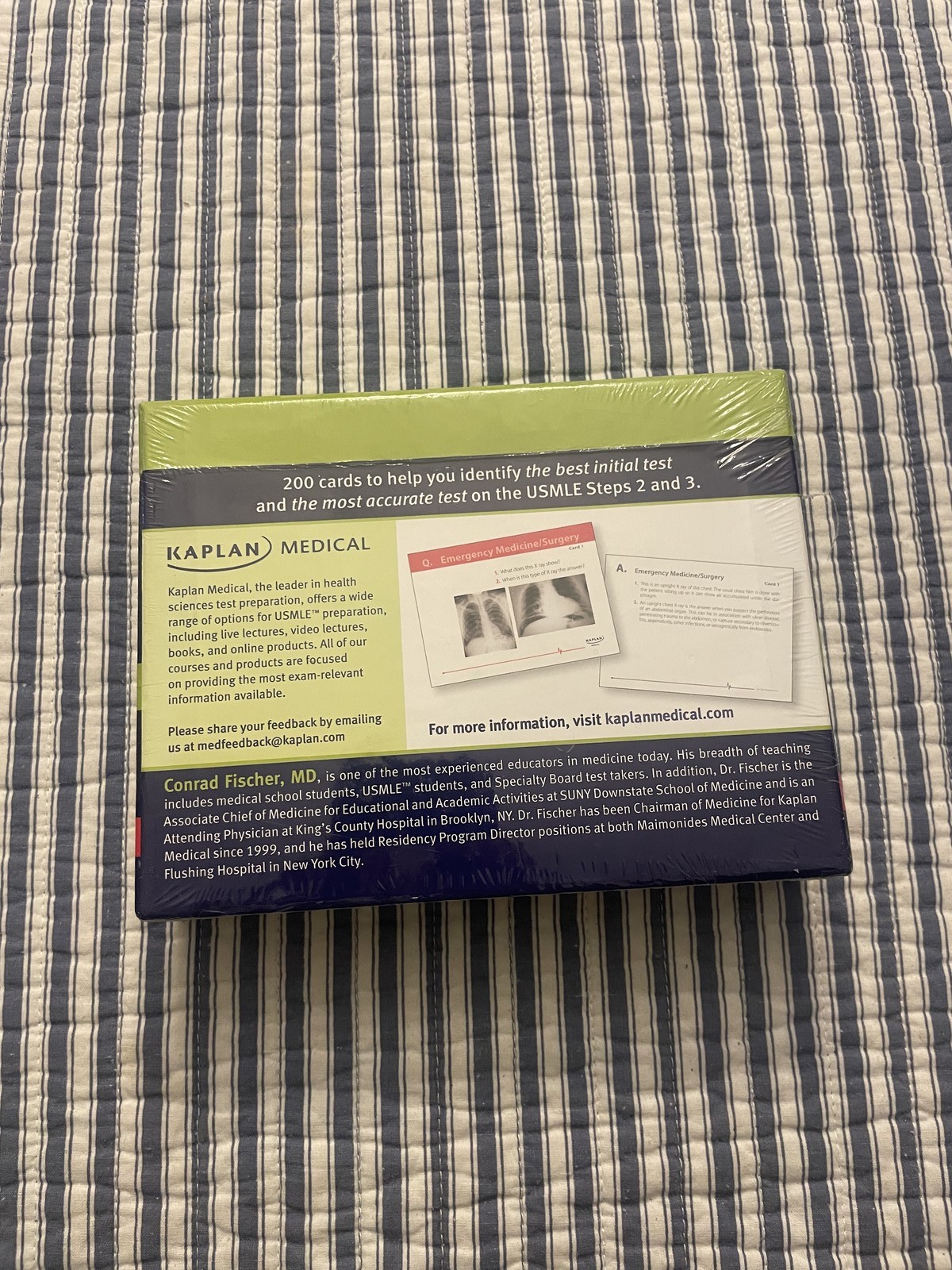 Kaplan Medical USMLE Diagnostic Test Flashcards Steps 2 & 3 Conrad Fischer MD