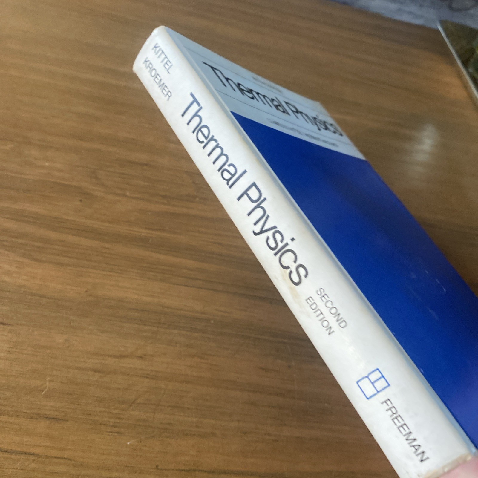 THERMAL PHYSICS Second Edition Charles Kittel / Herbert Kroemer HARDCOVER Good