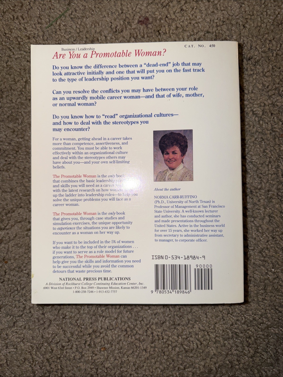 The Promotable Woman: Advancing Through Leadership Skills Second Edition