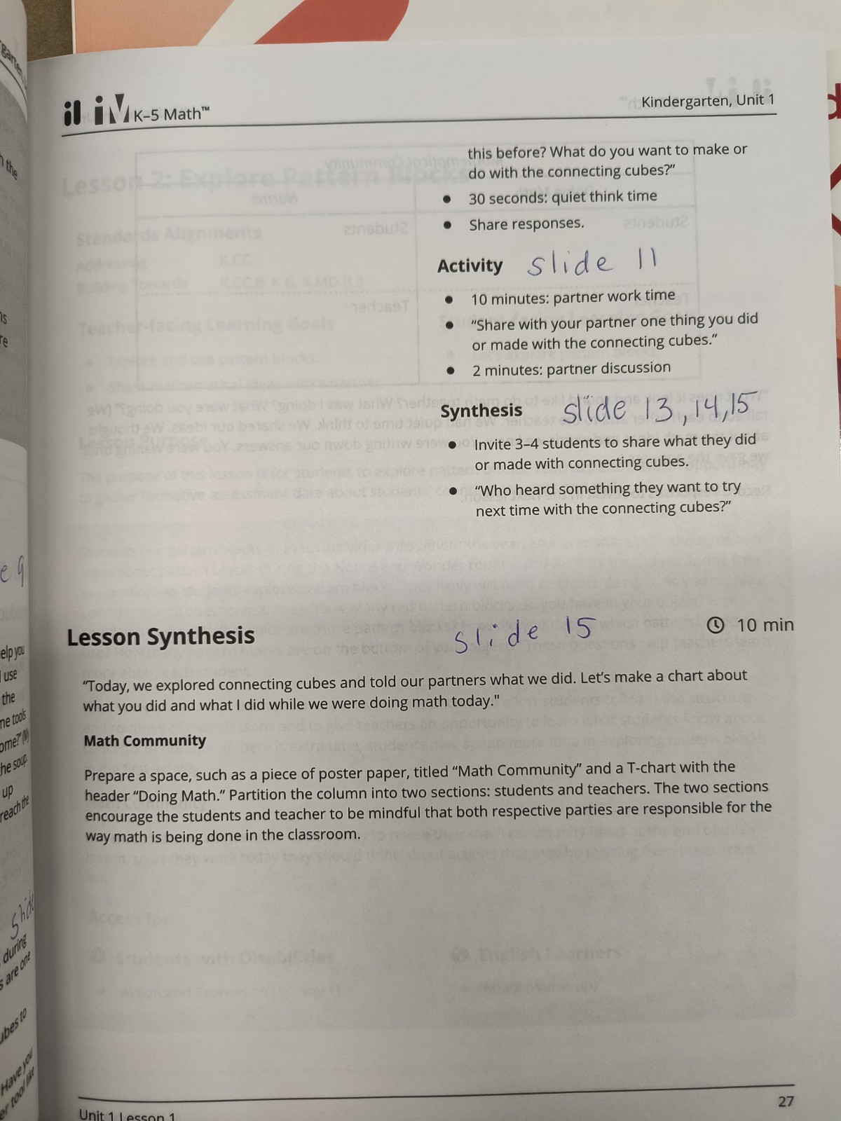 Illustrative Mathematics Grade K Teachers Unit Guide 1-8 Math Kindergarten
