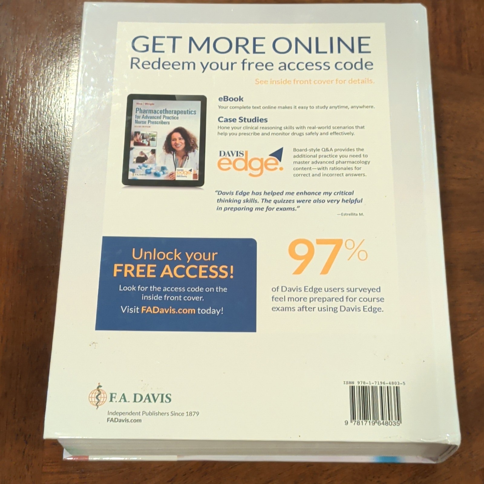 Pharmacotherapeutics for Advanced Practice Nurse Prescribers 6th Ed F.A. Davis