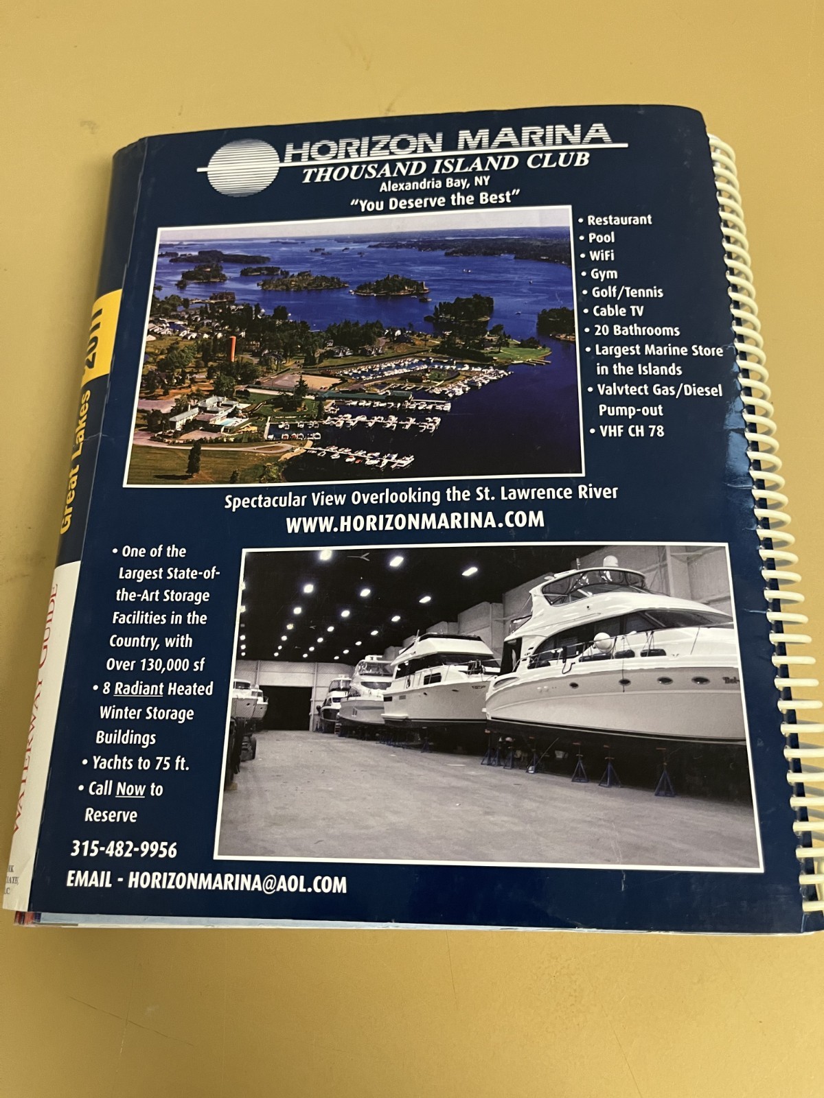 Dozier’s Waterway Guide: Great Lakes 2011, Spiral Bound Book