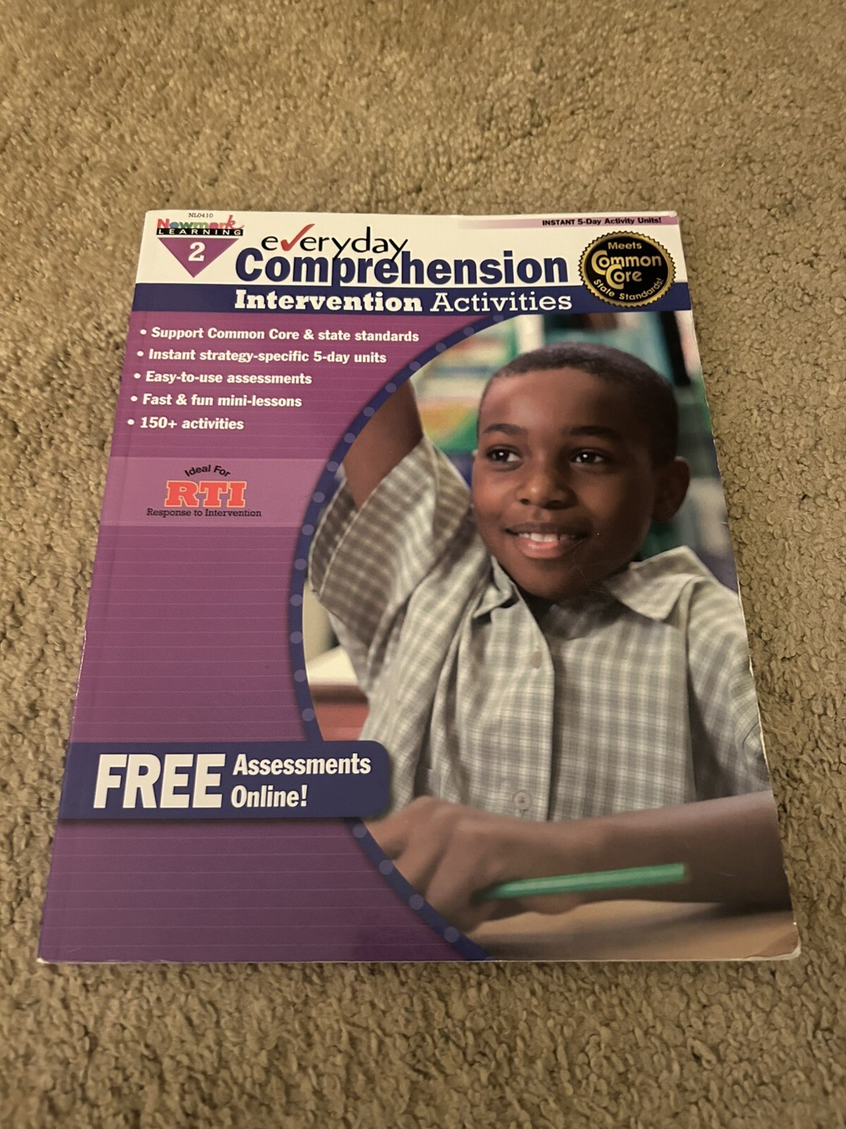 Newmark Learning Grade 2 Everyday Comprehension Intervention Activities Aid Book
