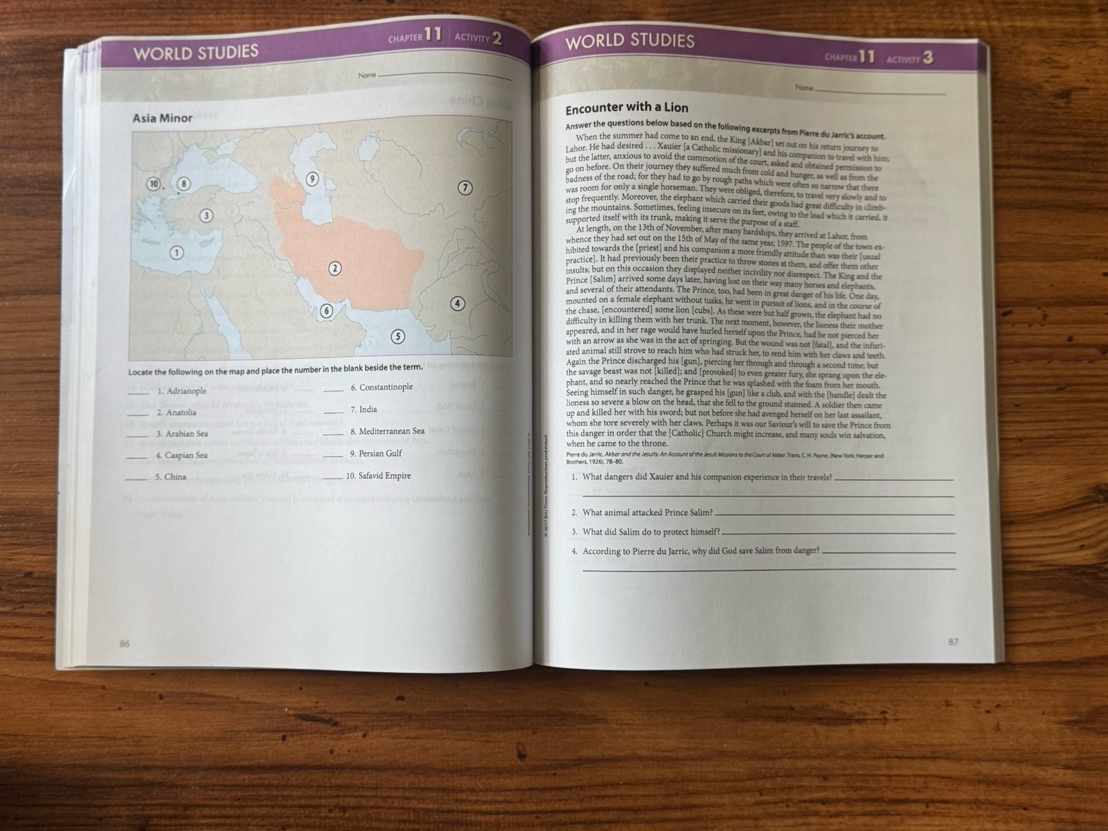 BJU Press World Studies Set Textbook Teacher’s Ed Tests Bob Jones Univ 2017