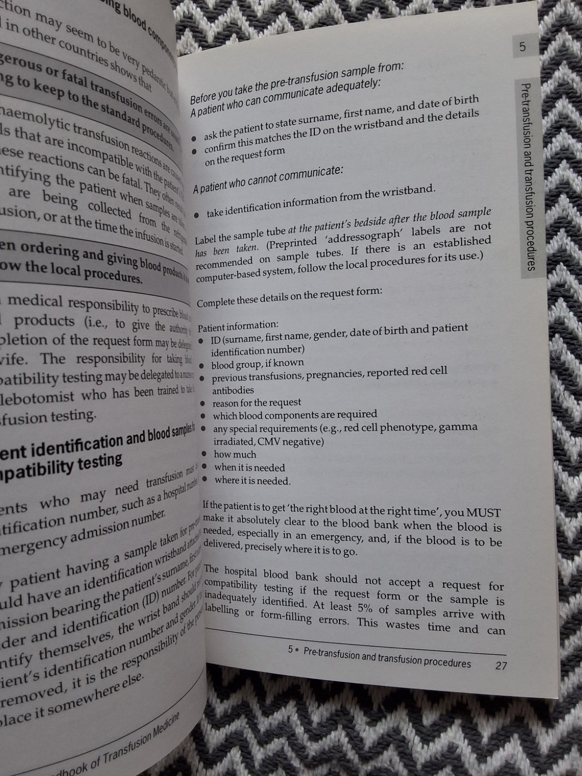 Handbook of Transfusion Medicine Blood Transfusion Services of United Kingdom