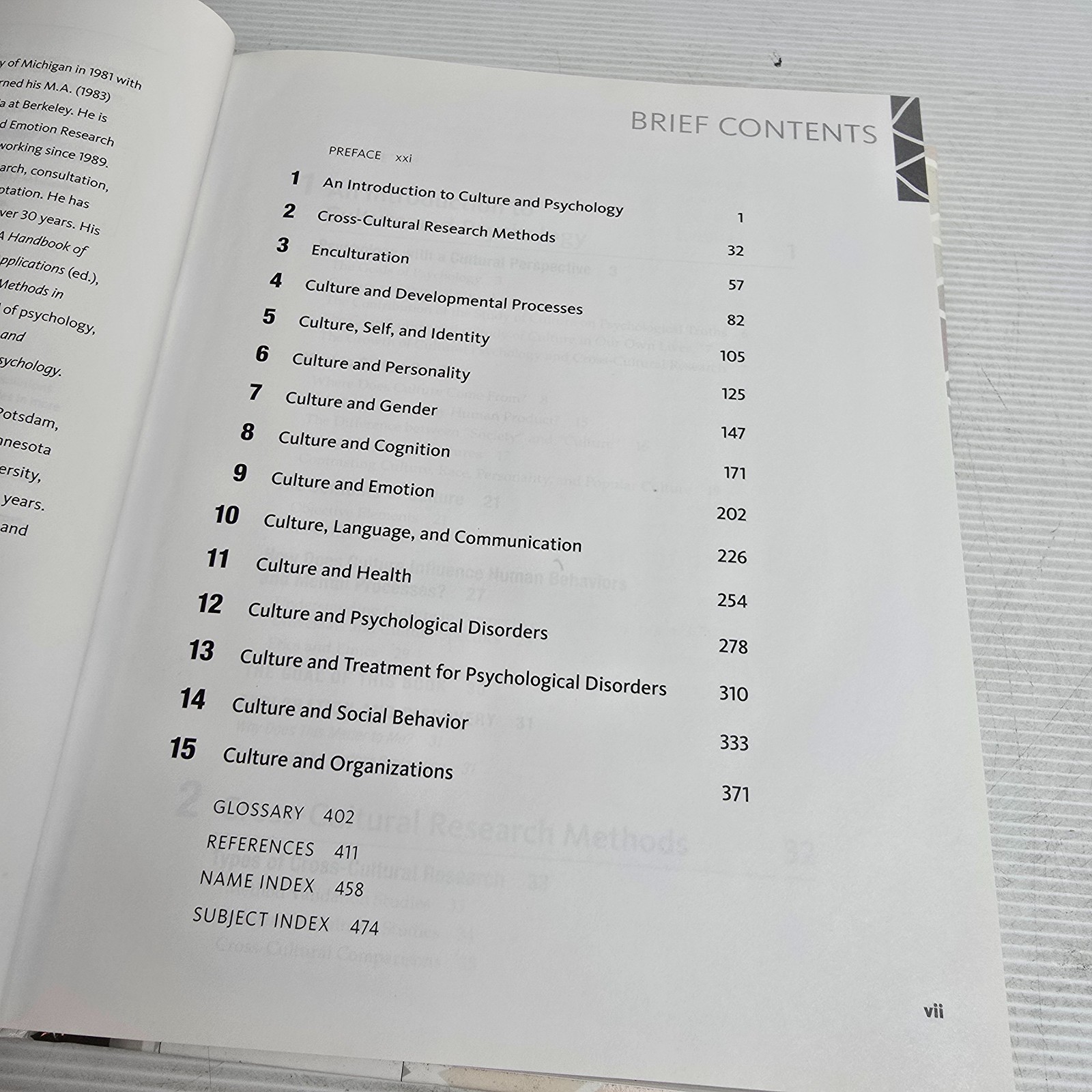 Culture and Psychology by David Matsumoto and Linda Juang (2016, Hardcover)