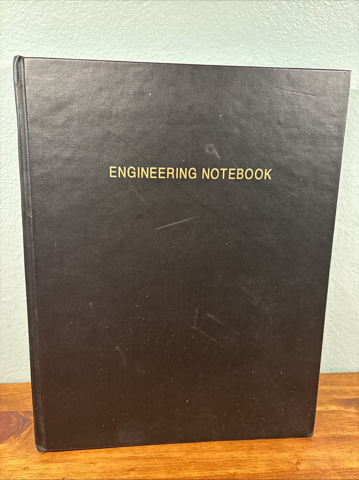 Engineering Notebook Graph Paper Quadrille 4 X 4 Quad Ruled Hard Cover Book
