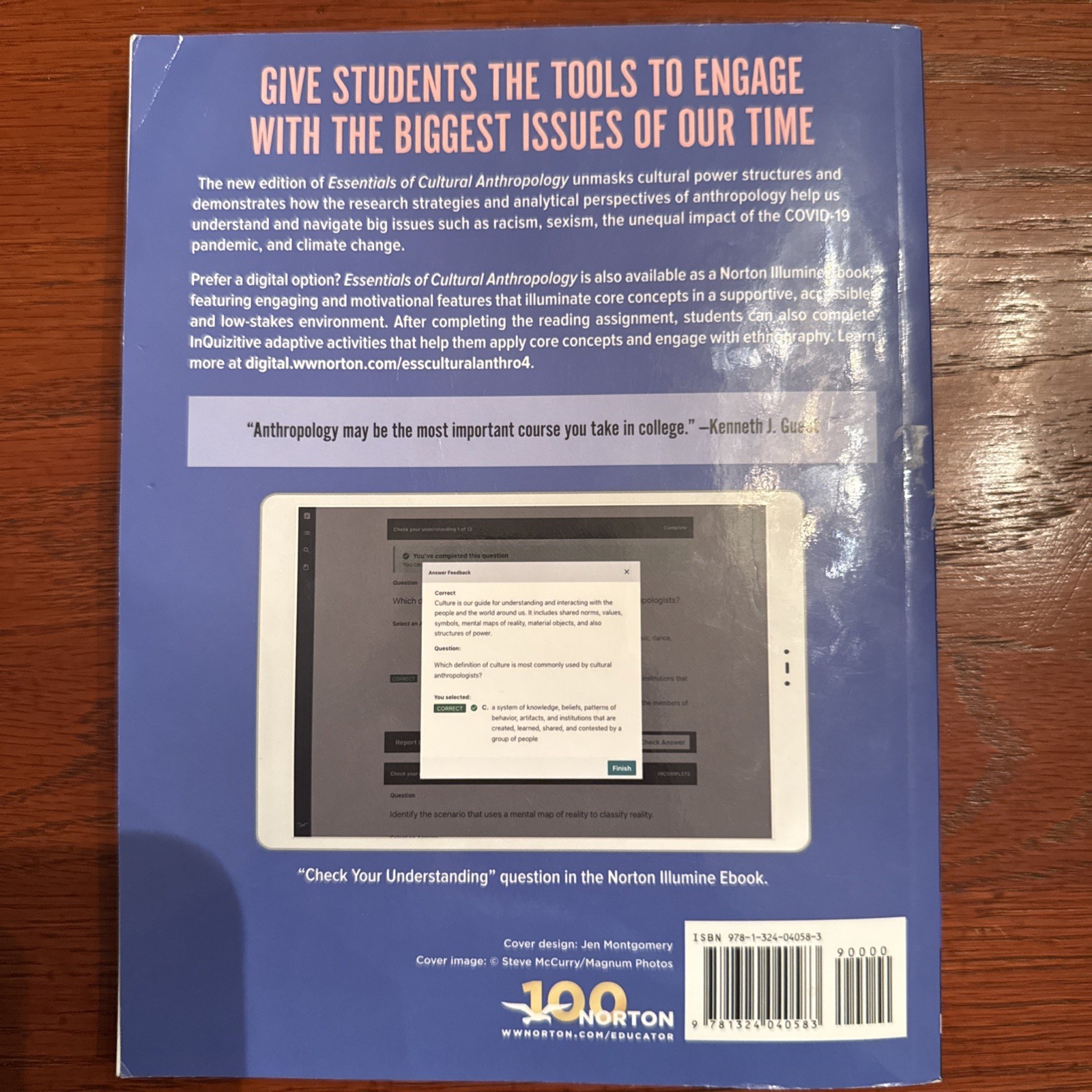 Essentials of Cultural Anthropology : A Toolkit for a Global Age (Fourth…
