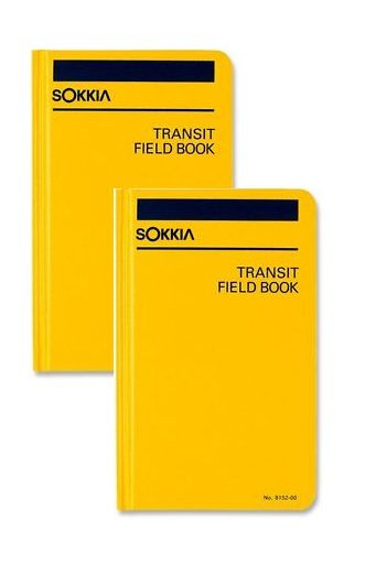 New Sokkia Transit Field Book 815200 (Set of 2)