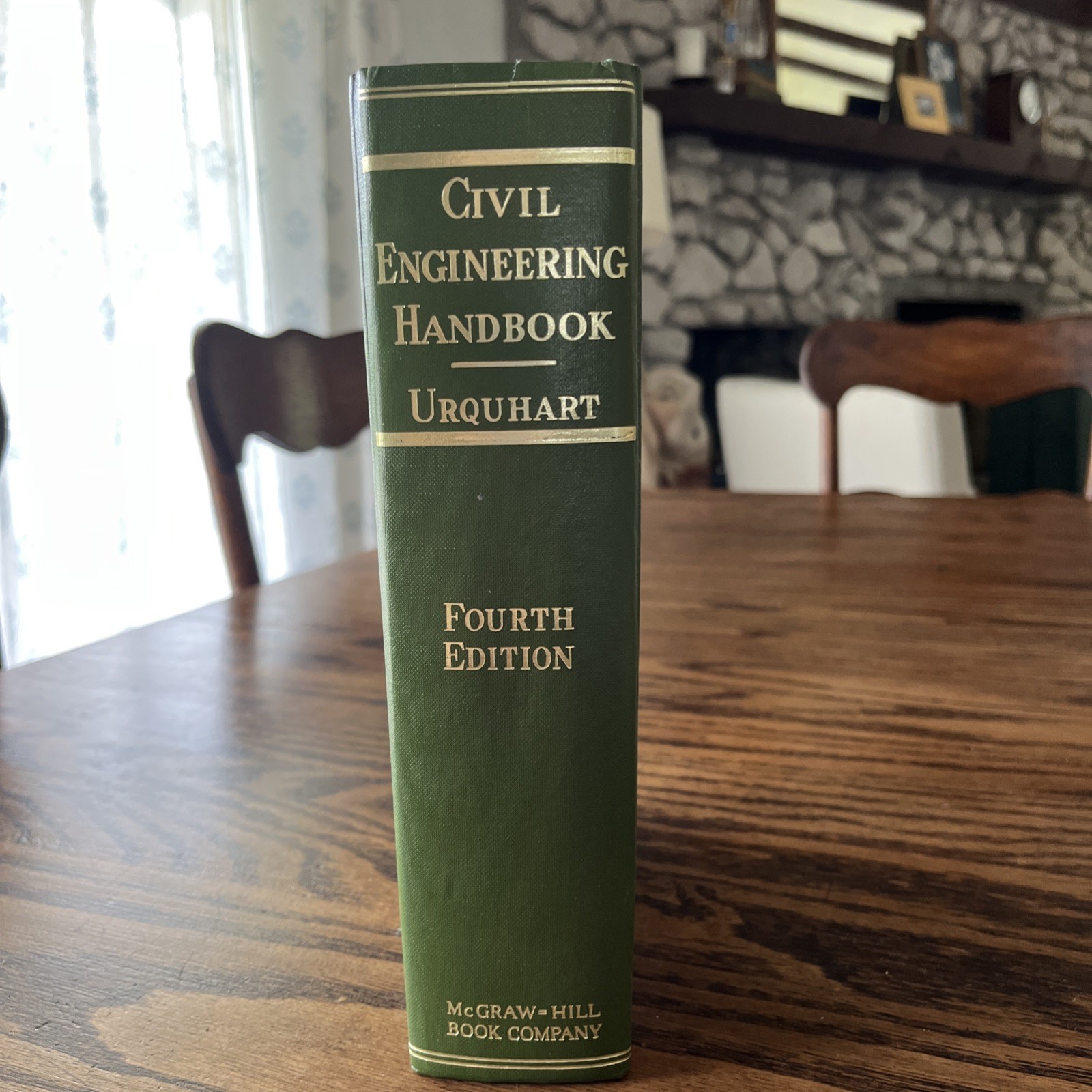 Civil Engineering Handbook Fourth Edition – Urquhart (1962 Vintage Hardcover)
