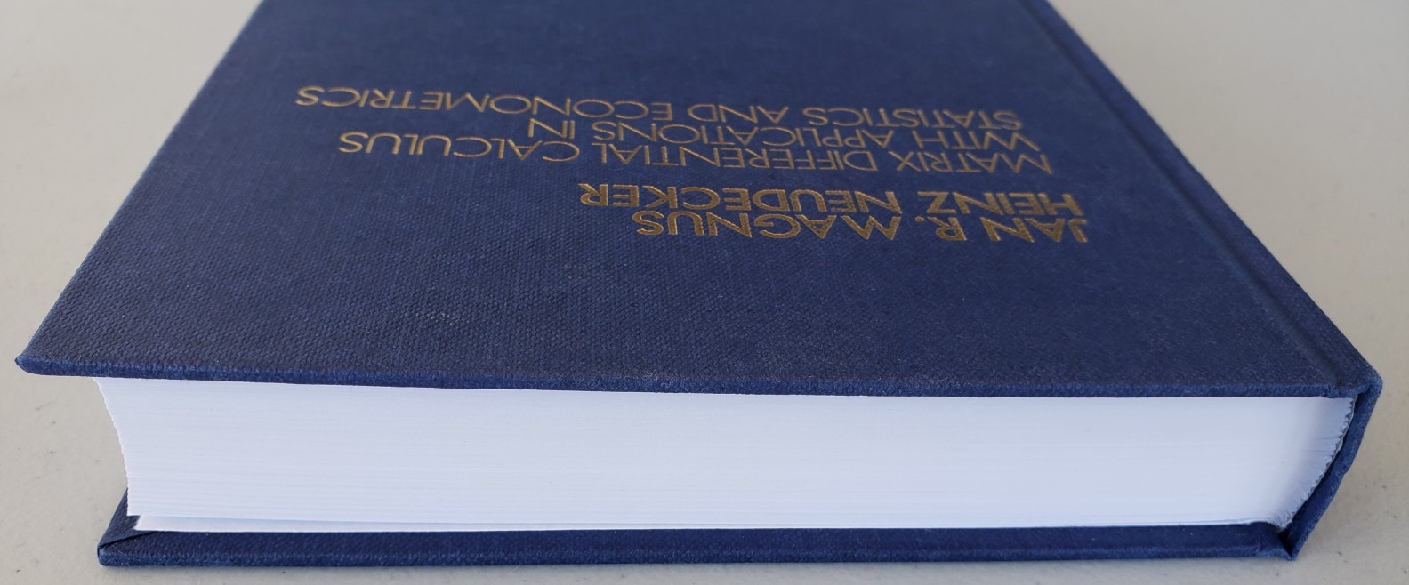 Matrix Differential Calculus Magnus Neudecker 1988 1st Ed Wiley NOS Scarce