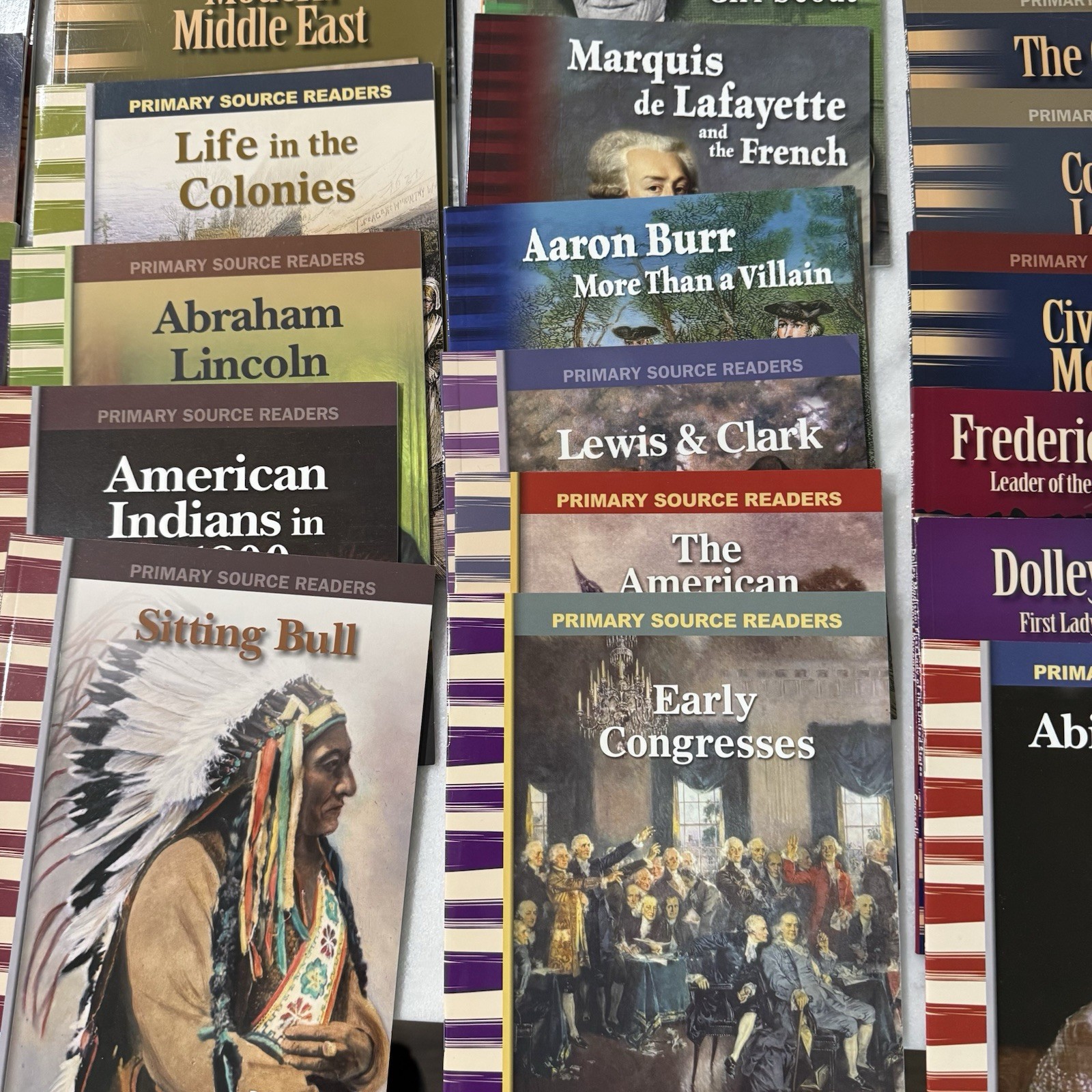 HUGE Lot 80 Different Teacher Created Materials Primary Source Readers History