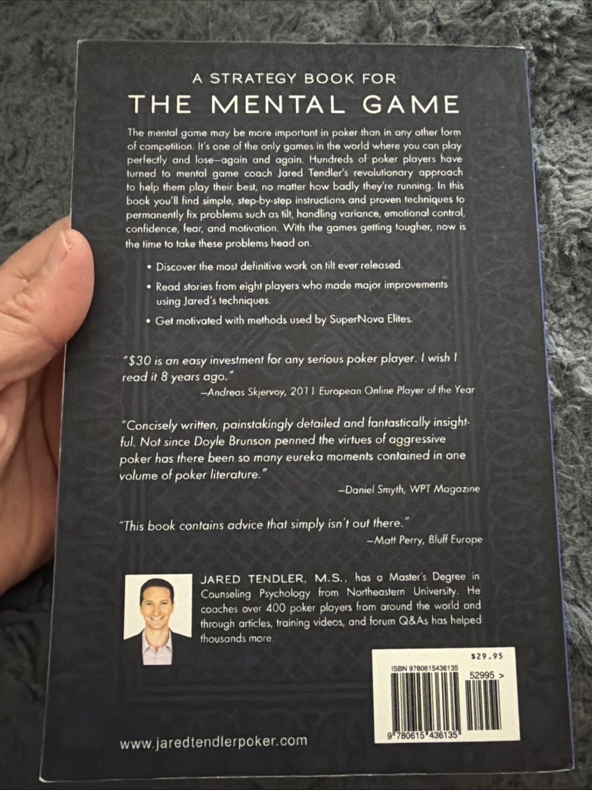 The Mental Game of Poker: Proven Strategies for Improving Tilt Control -C-188
