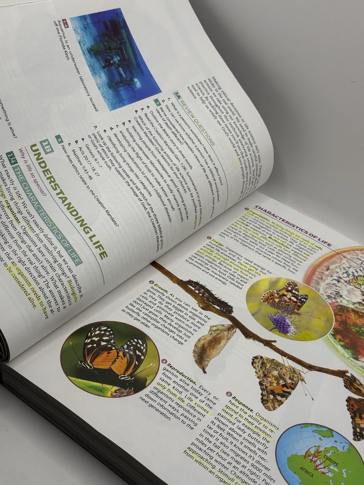 BJU Press Life Science Student Textbook & Activities Manual 5th Edition Grade 7