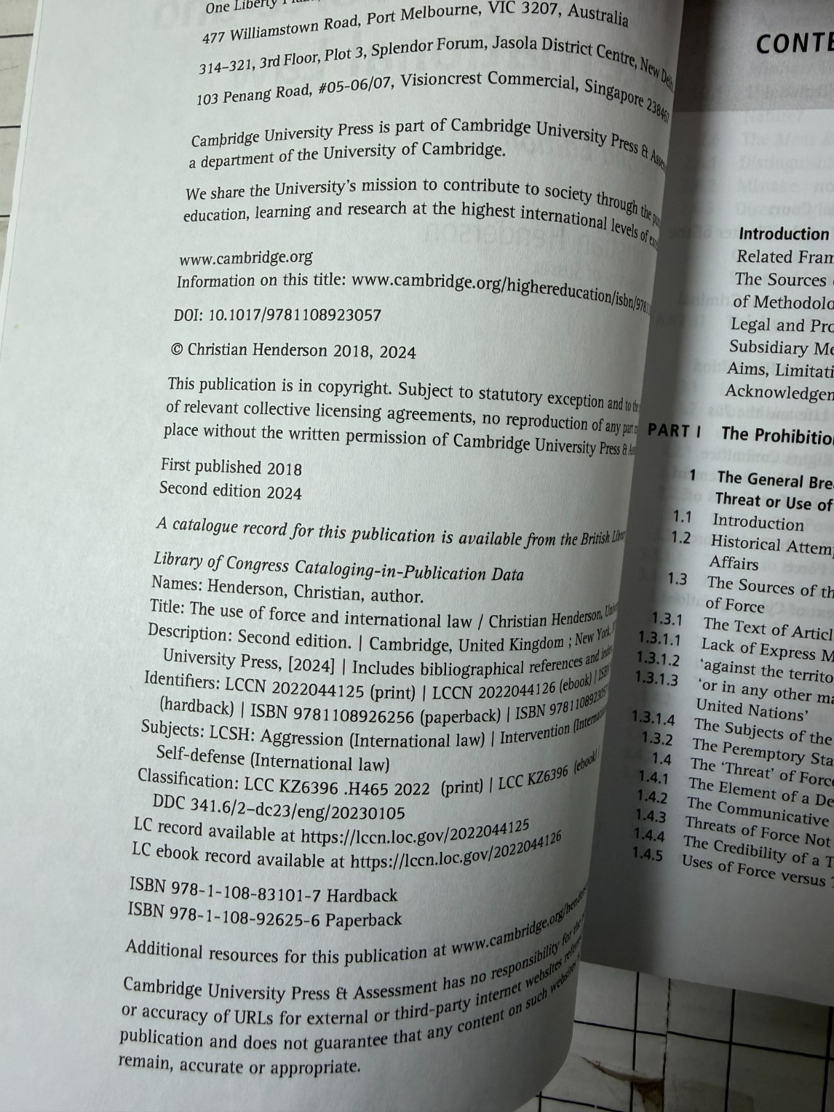 Use of Force and International Law 2nd Edition by Christian Henderson 2023, TPB