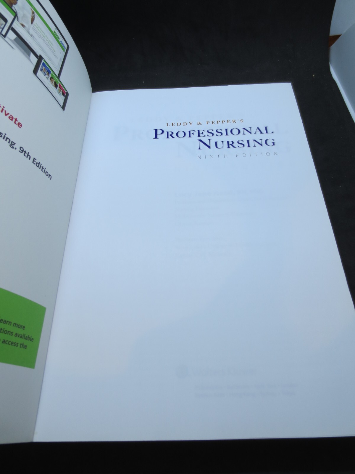Leddy & Pepper’s Professional Nursing Ninth Edition by Lucy Hood 2017 Paperback