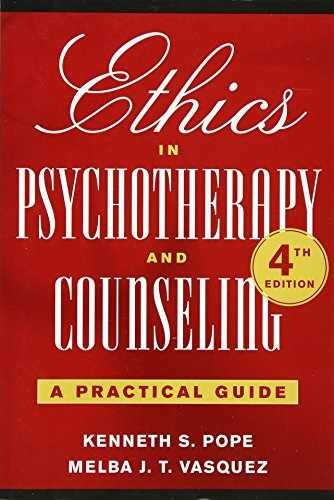 Ethics in Psychotherapy and – Paperback, by Pope Kenneth S. – Very Good n