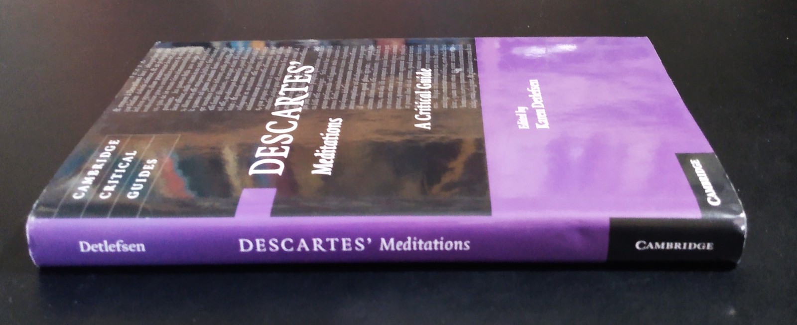 DESCARTES’ MEDITATIONS A Critical Guide – Karen Detlefsen (hc/dj) 2013