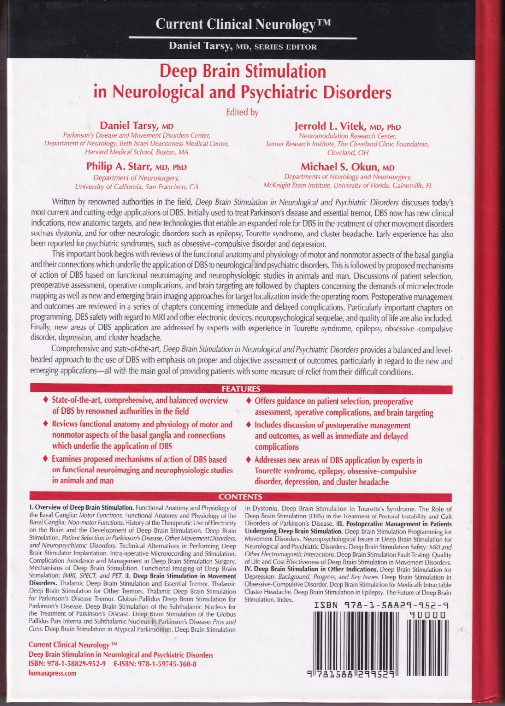 Deep Brain Stimulation in Neurological and Psychiatric Disorders (2008)