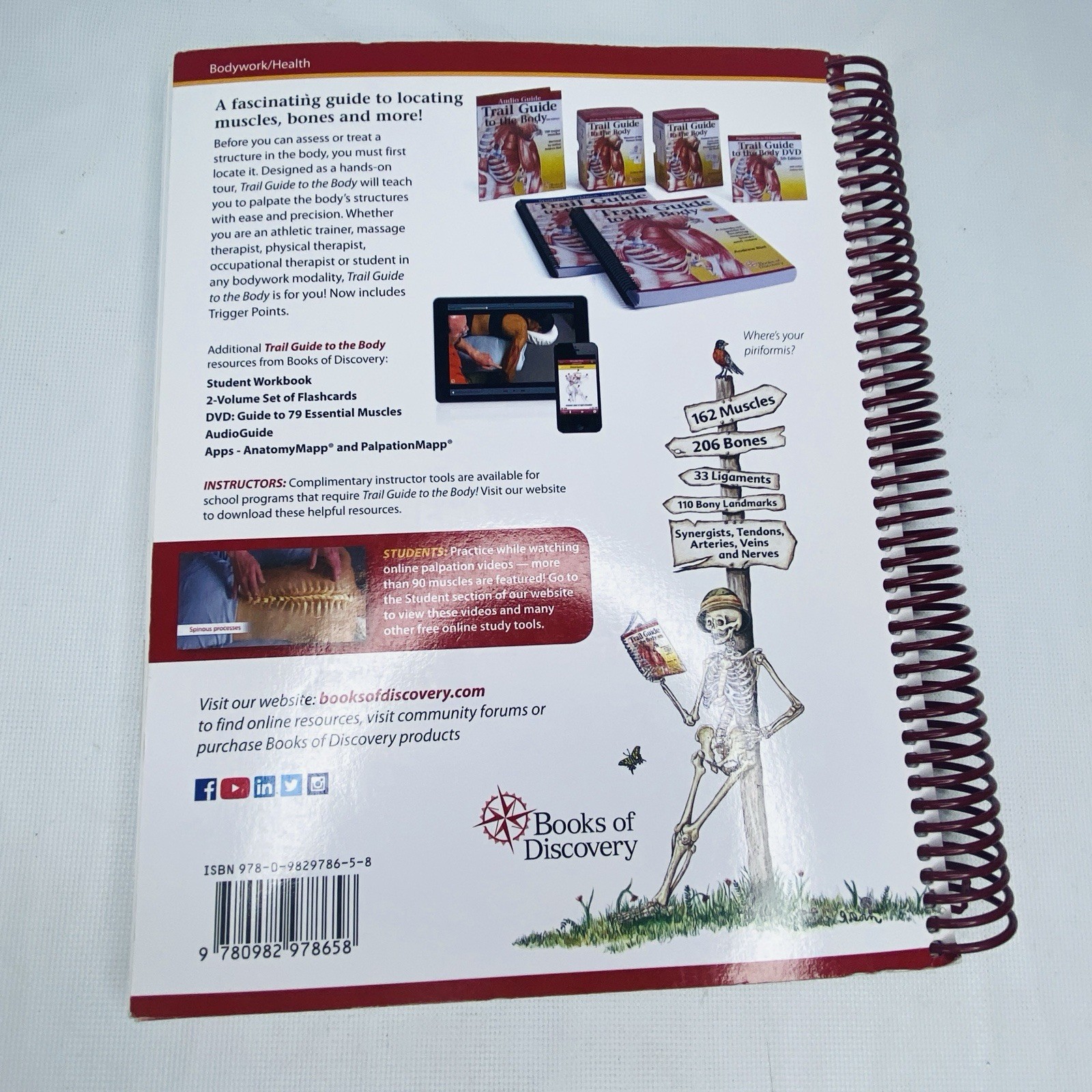 Trail Guide to the Body by Andrew Biel 5th Edition 2014