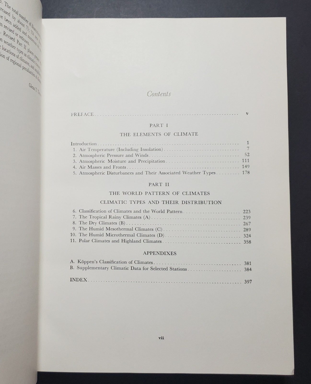 Vintage Climatology, An Introduction to Climate by Glenn T. Trewartha (1965)